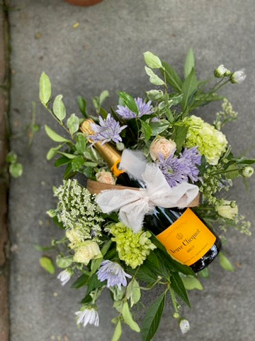 Champagne Floral Basket